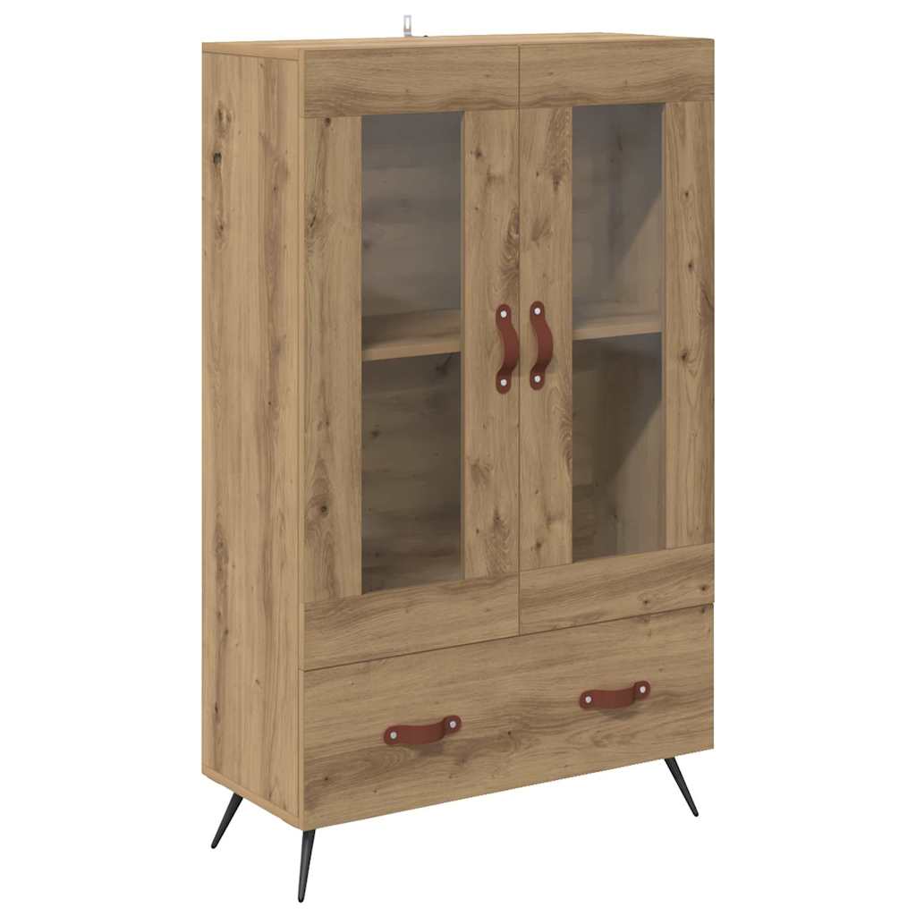 Credenza con cassetto Rovere artigianale 69,5 x 31 x 115 cm