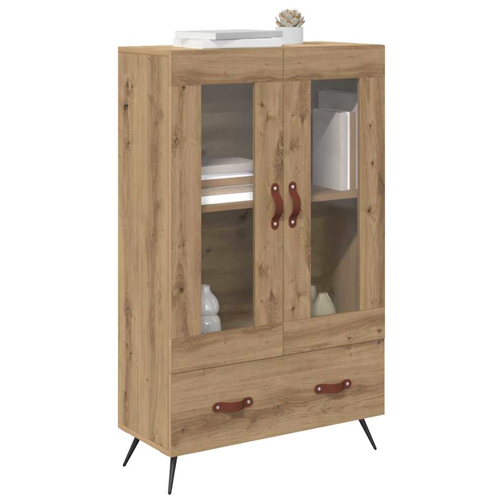 Credenza con cassetto Rovere artigianale 69,5 x 31 x 115 cm