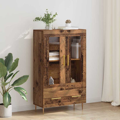 Credenza con cassetto Legno vecchio 69,5 x 31 x 115 cm