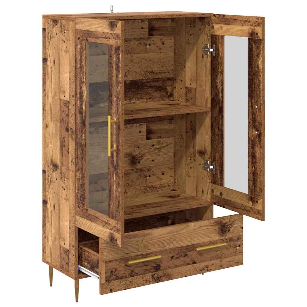 Credenza con cassetto Legno vecchio 69,5 x 31 x 115 cm