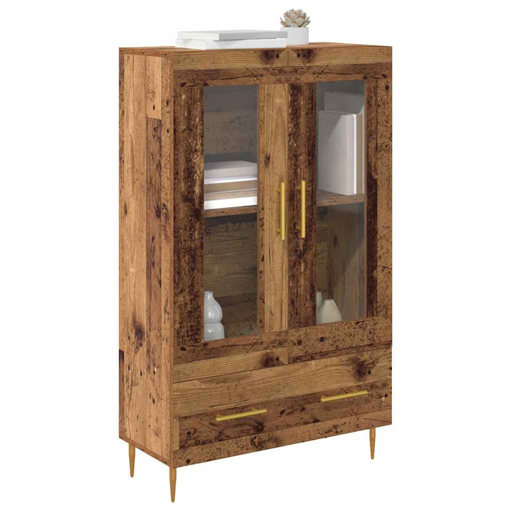 Credenza con cassetto Legno vecchio 69,5 x 31 x 115 cm