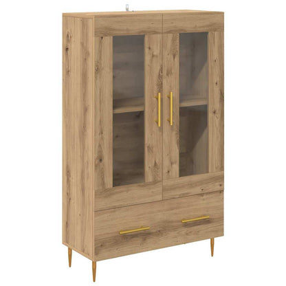 Credenza con cassetto Rovere artigianale 69,5 x 31 x 115 cm