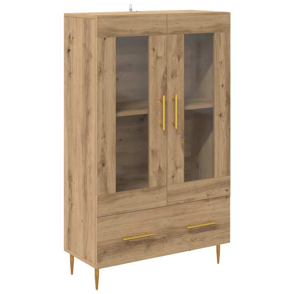 Credenza con cassetto Rovere artigianale 69,5 x 31 x 115 cm