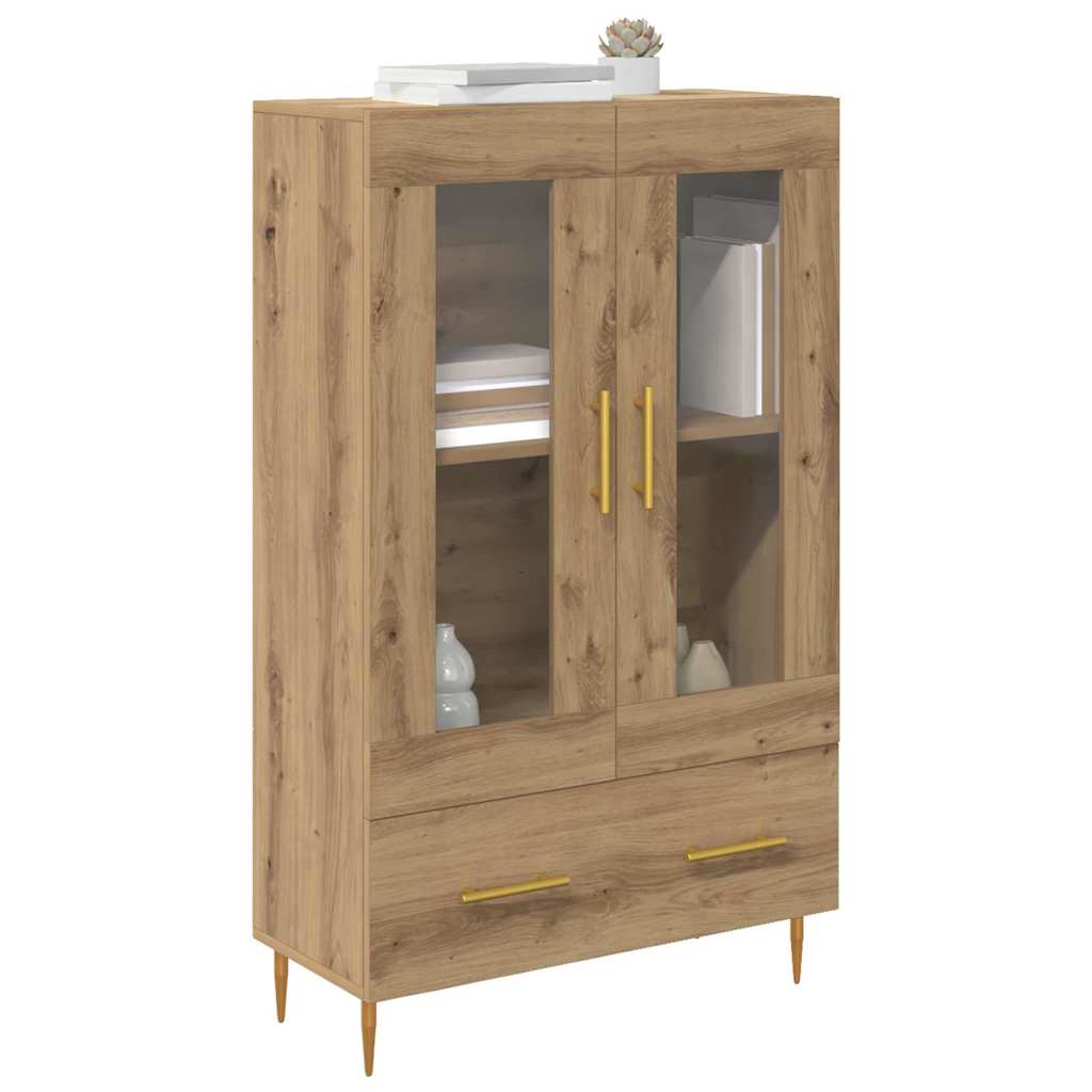 Credenza con cassetto Rovere artigianale 69,5 x 31 x 115 cm