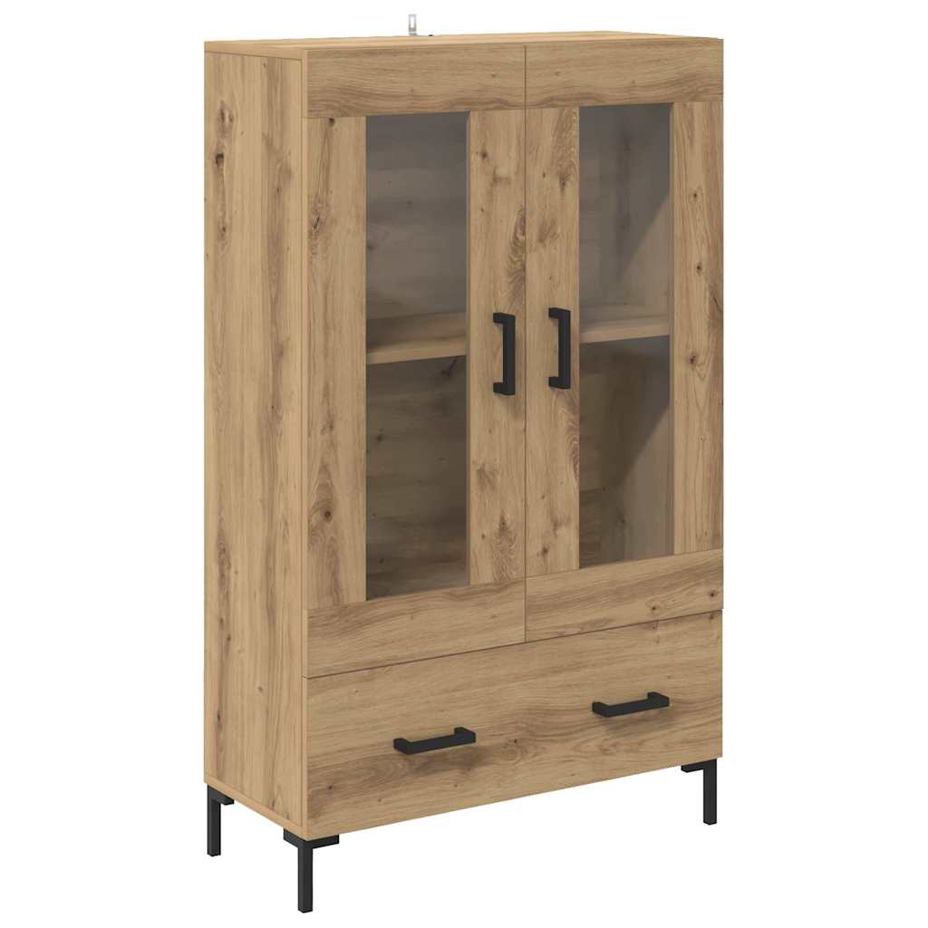 Credenza con cassetto Rovere artigianale 69,5 x 31 x 115 cm