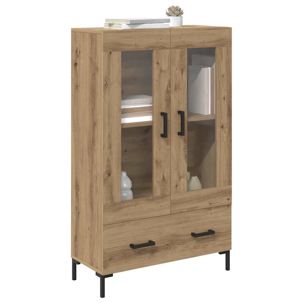 Credenza con cassetto Rovere artigianale 69,5 x 31 x 115 cm