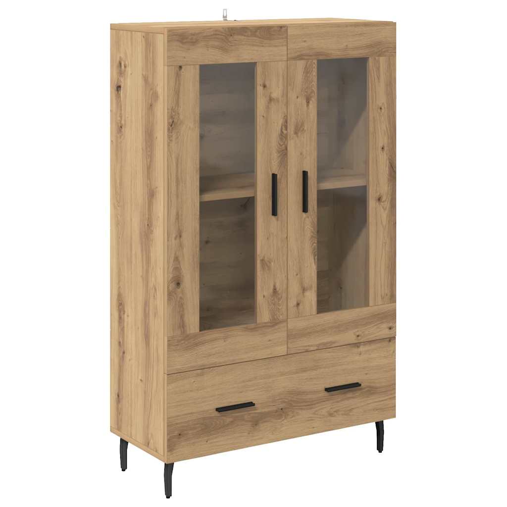 Credenza con cassetto Rovere artigianale 69,5 x 31 x 115 cm
