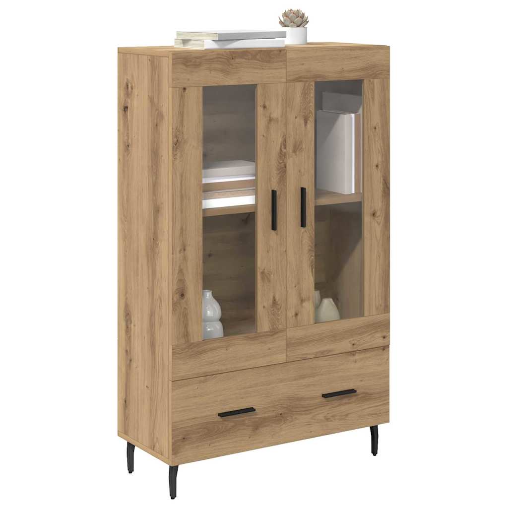 Credenza con cassetto Rovere artigianale 69,5 x 31 x 115 cm