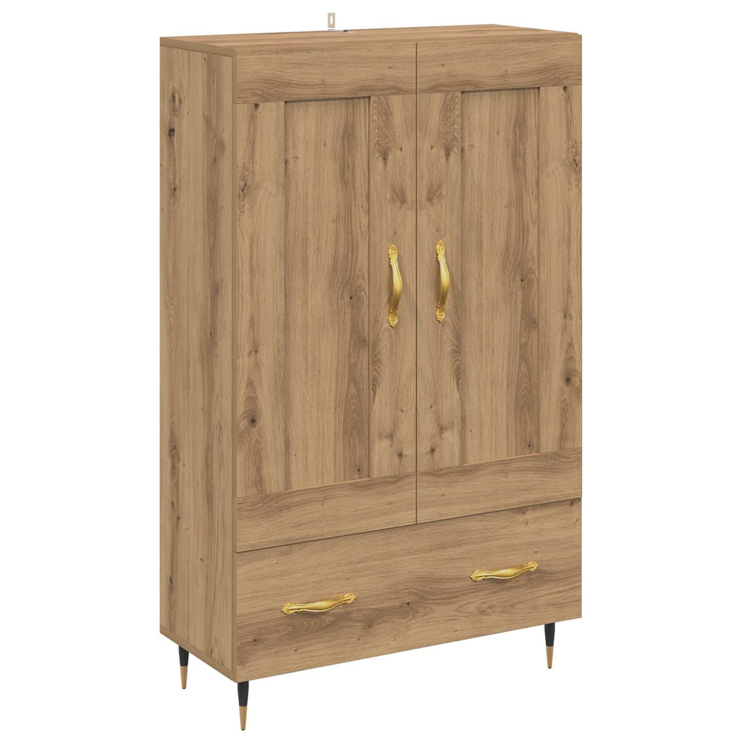 Credenza con cassetto Rovere artigianale 69,5 x 31 x 115 cm