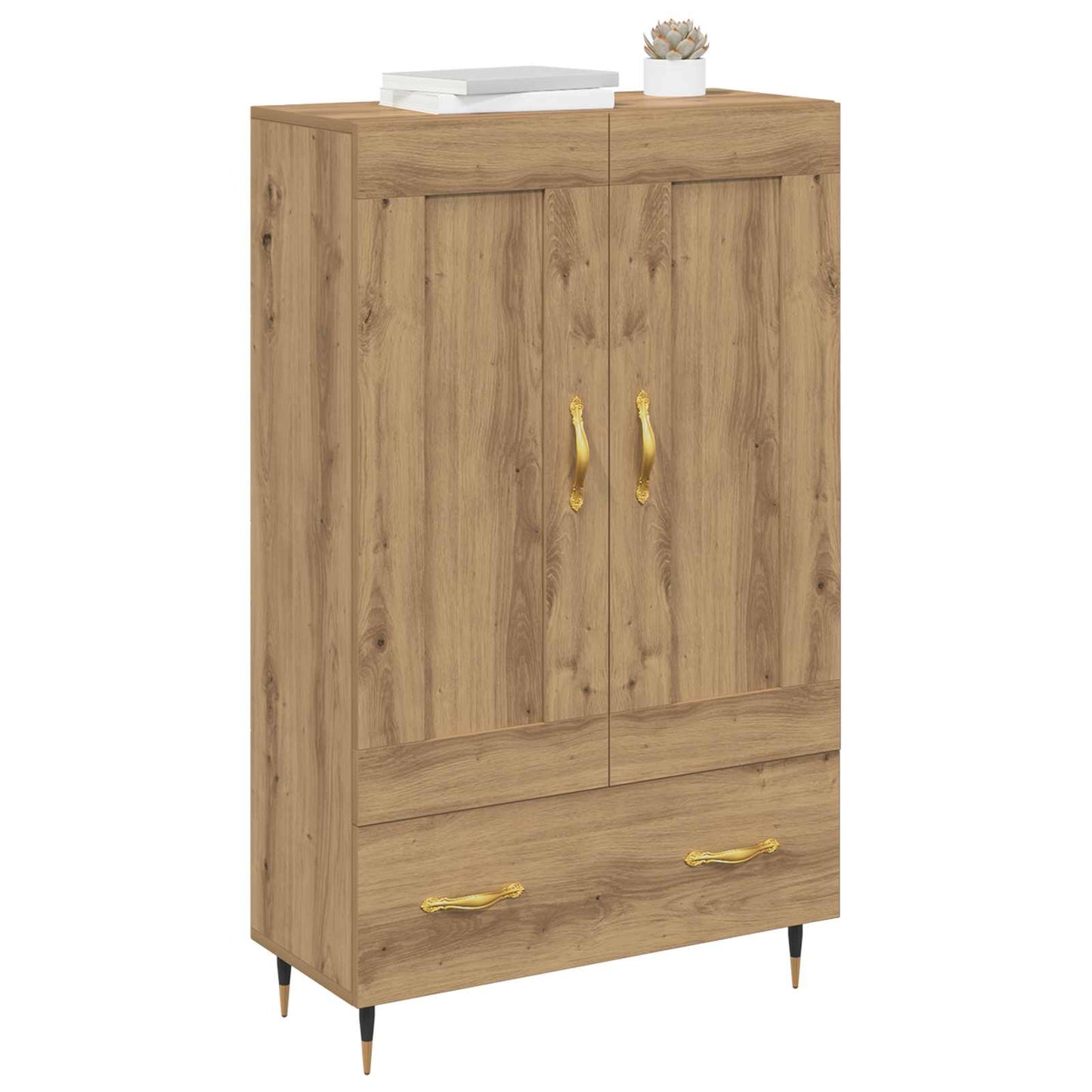 Credenza con cassetto Rovere artigianale 69,5 x 31 x 115 cm