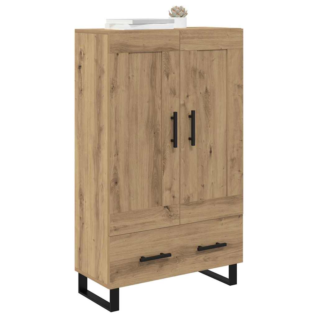 Credenza con cassetto Rovere artigianale 69,5 x 31 x 115 cm
