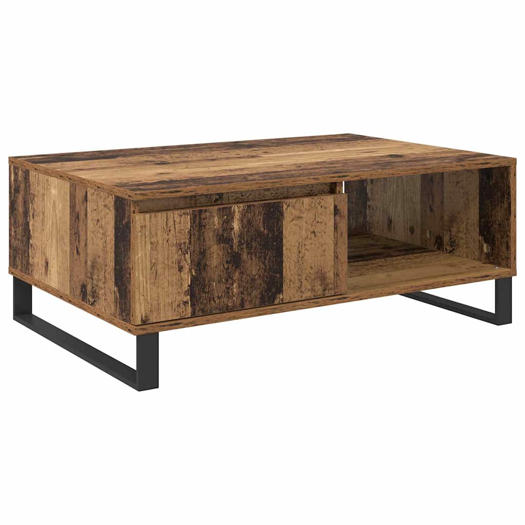 Tavolino da salotto Legno vecchio 90 x 60 x 35 cm