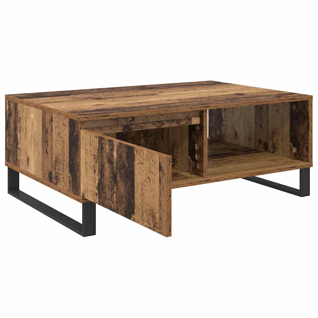 Tavolino da salotto Legno vecchio 90 x 60 x 35 cm