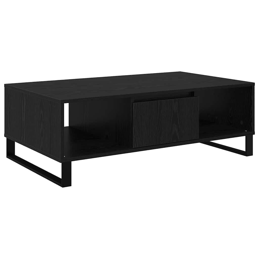 Tavolino da salotto Rovere Nero 104 x 60 x 35 cm