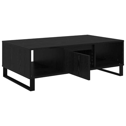 Tavolino da salotto Rovere Nero 104 x 60 x 35 cm
