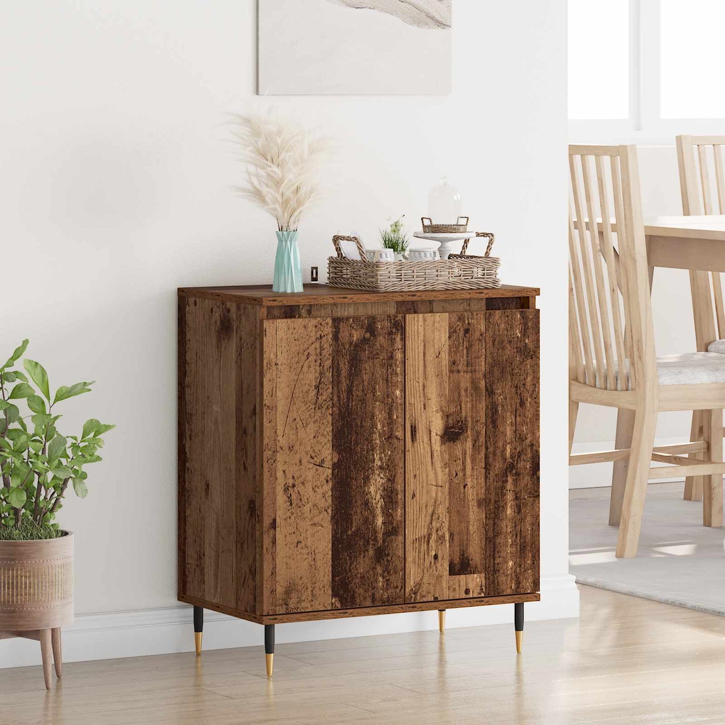 Credenza Legno vecchio 60 x 35 x 70 cm Legno multistrato
