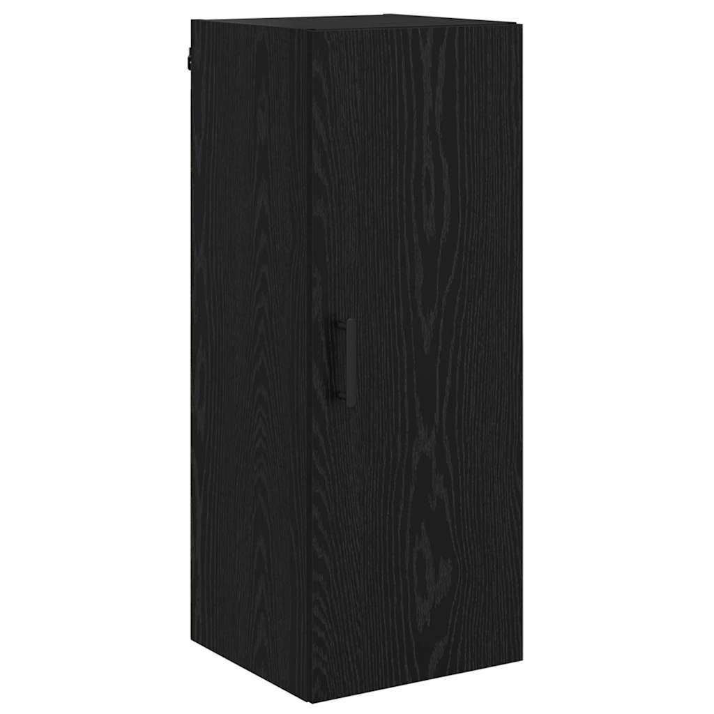 Pensile Rovere Nero 34,5 x 34 x 90 cm Legno multistrato