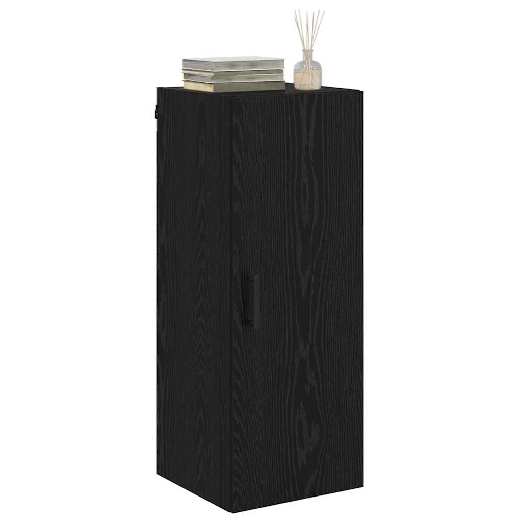 Pensile Rovere Nero 34,5 x 34 x 90 cm Legno multistrato