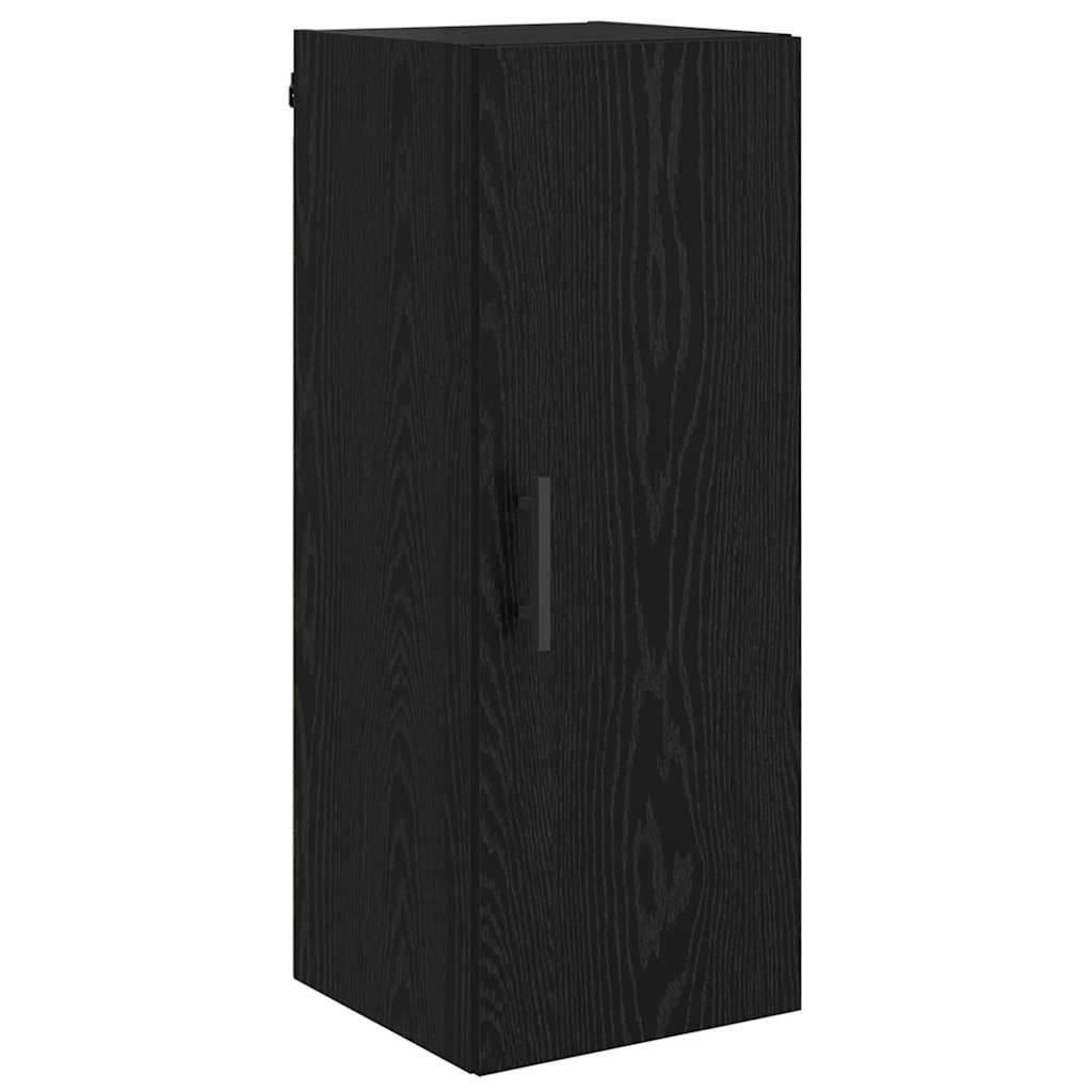 Pensile Rovere Nero 34,5 x 34 x 90 cm Legno multistrato