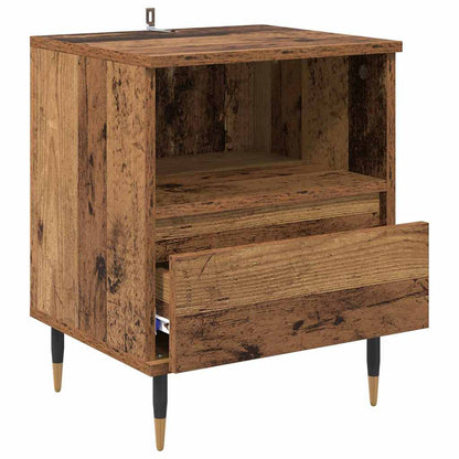 Armadio da Notte con cassetto Legno vecchio 40 x 35 x 50 cm
