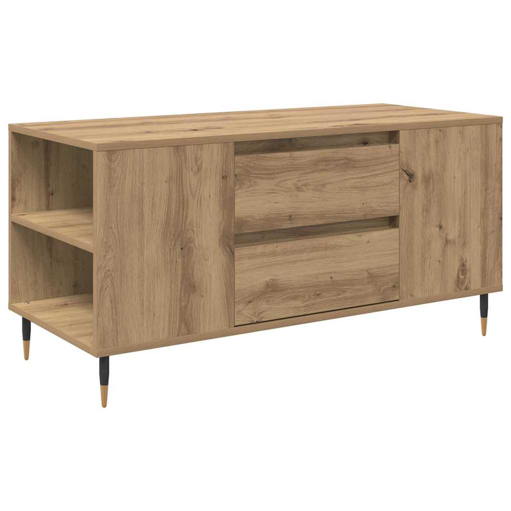 Tavolino da salotto Rovere artigianale 102 x 44,5 x 50 cm