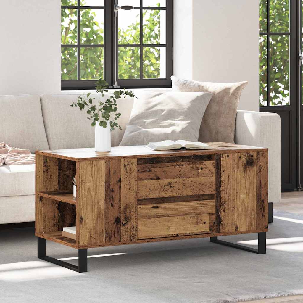 Tavolino da salotto Legno vecchio 102 x 44,5 x 50 cm