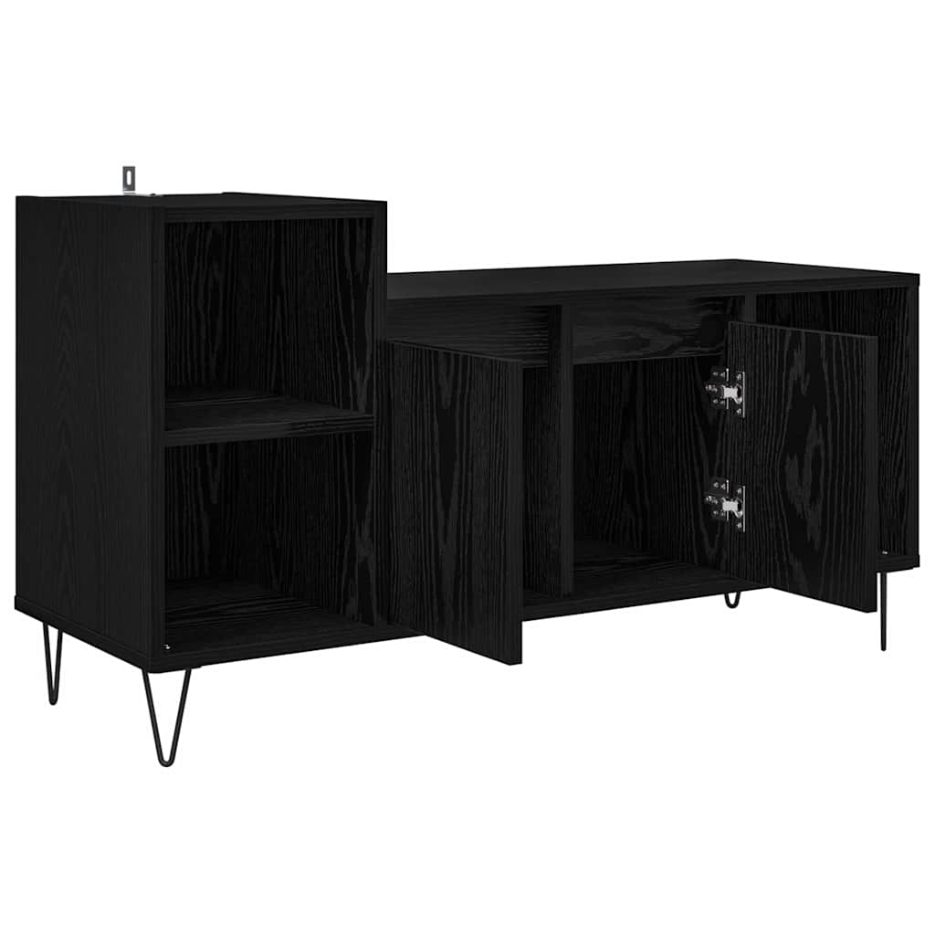 Mobile TV Rovere Nero 100 x 35 x 55 cm Legno multistrato