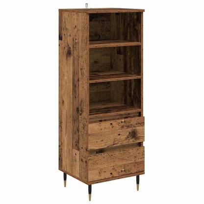 Credenza Legno vecchio 40 x 36 x 110 cm Legno multistrato