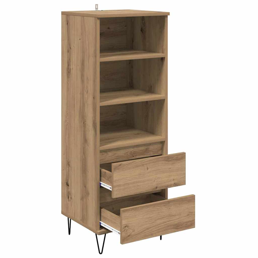 Credenza Rovere artigianale 40 x 36 x 110 cm Legno multistrato