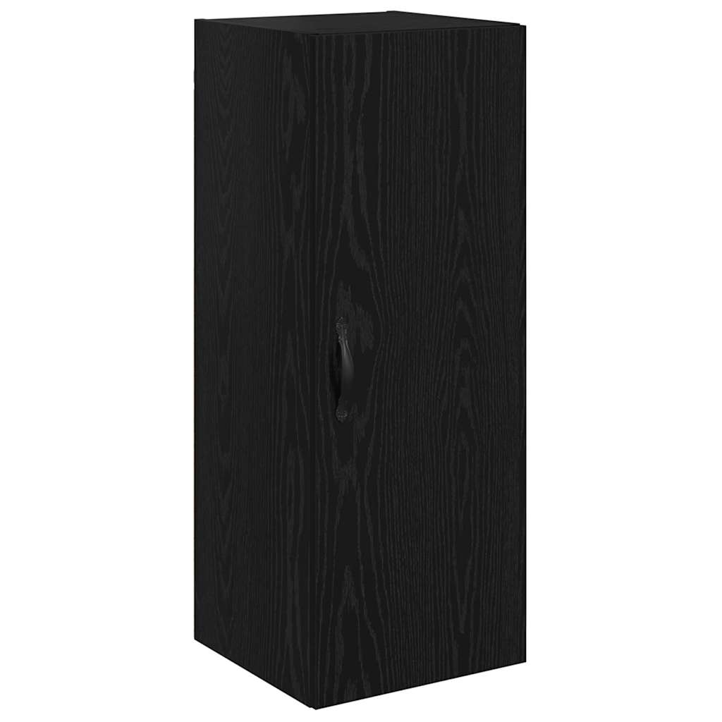 Pensile Rovere Nero 34,5 x 34 x 90 cm Legno multistrato