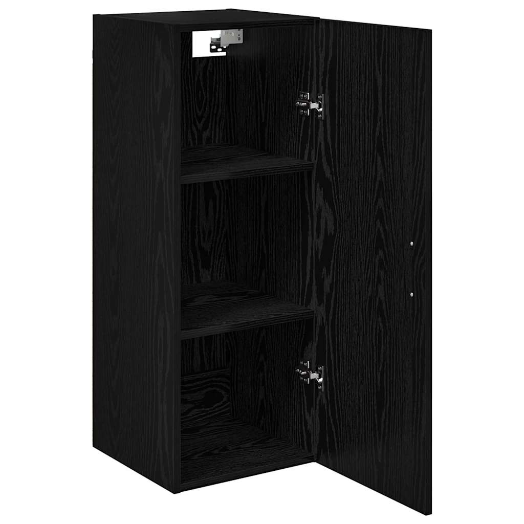 Pensile Rovere Nero 34,5 x 34 x 90 cm Legno multistrato