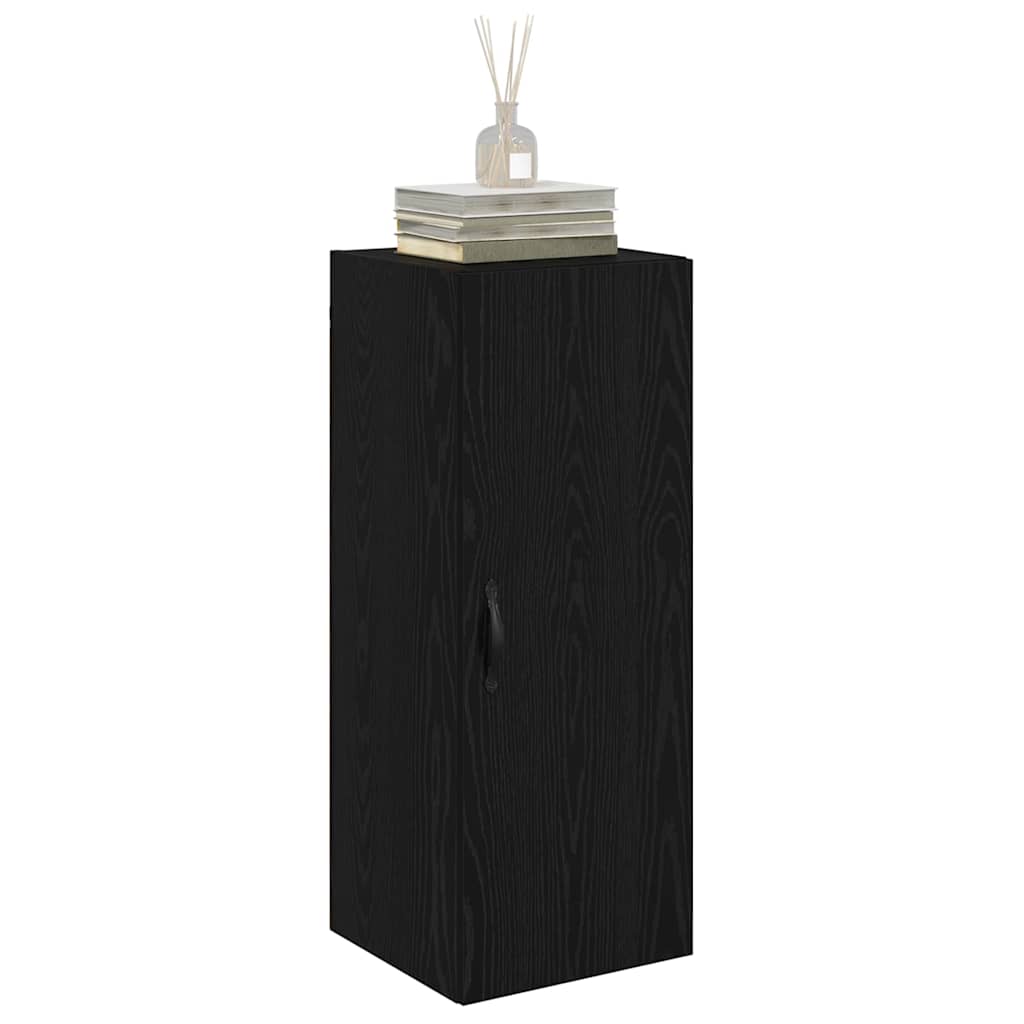 Pensile Rovere Nero 34,5 x 34 x 90 cm Legno multistrato