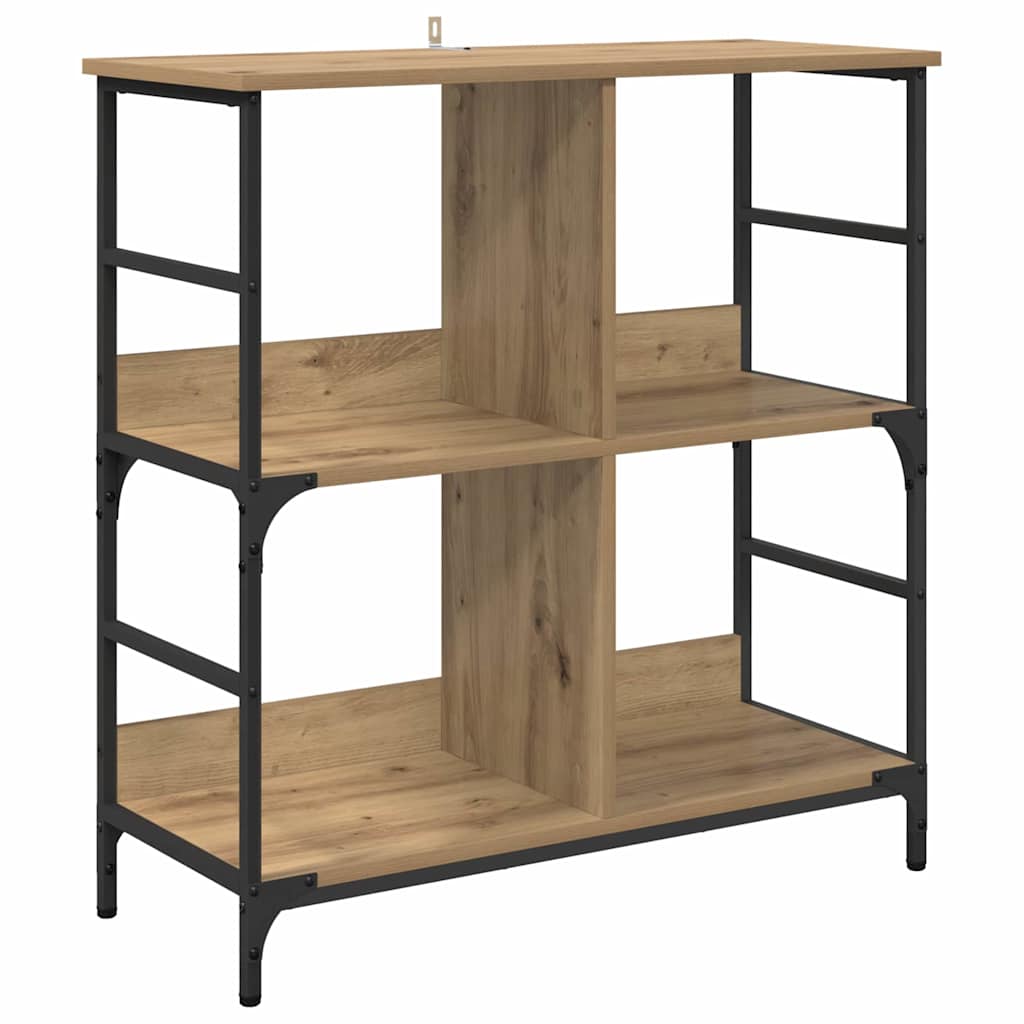 Libreria rovere artigianale 78.5 x 33 x 82 cm Legno multistrato
