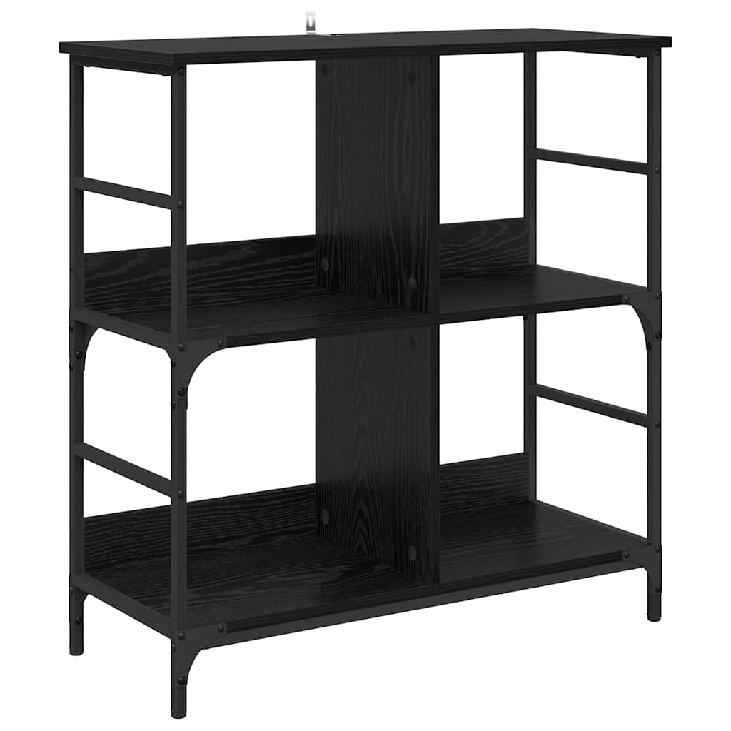 Libreria Rovere nero 78.5 x 33 x 82 cm Legno multistrato