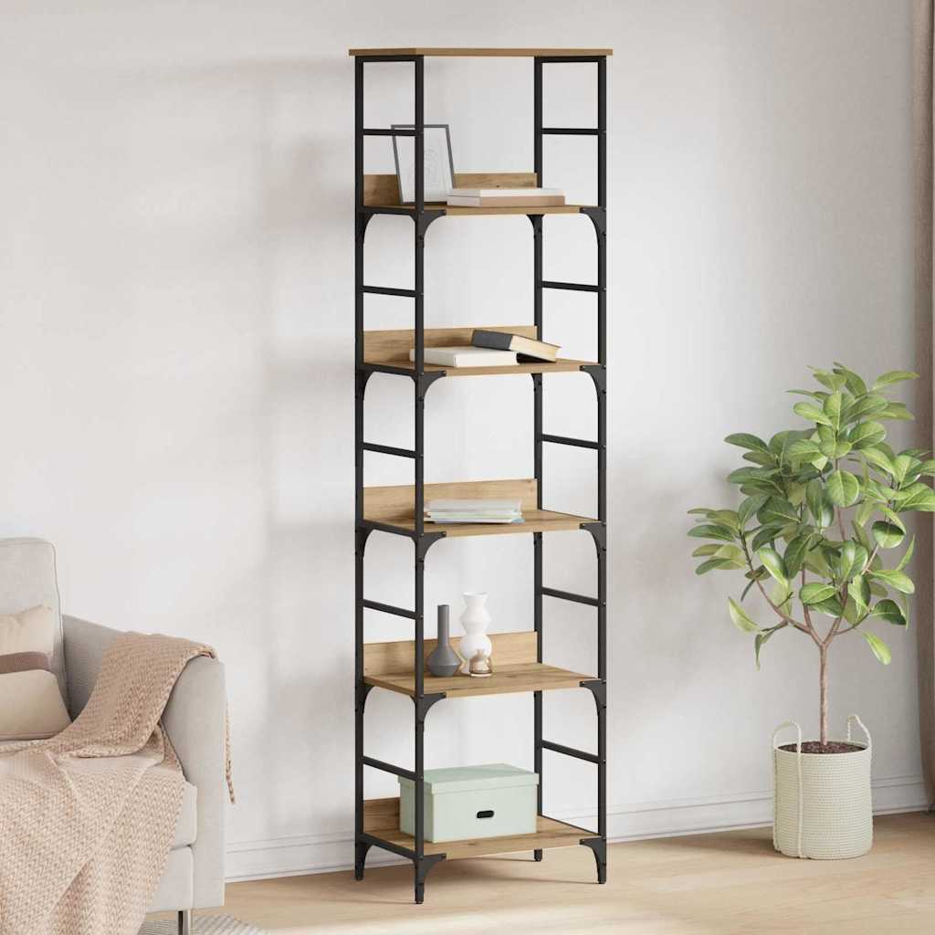 Libreria Rovere artigianale 50 x 33 x 188,5 cm