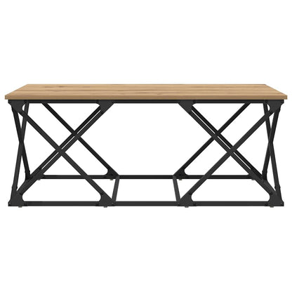 Tavolino da salotto Rovere artigianale 100 x 49 x 40 cm