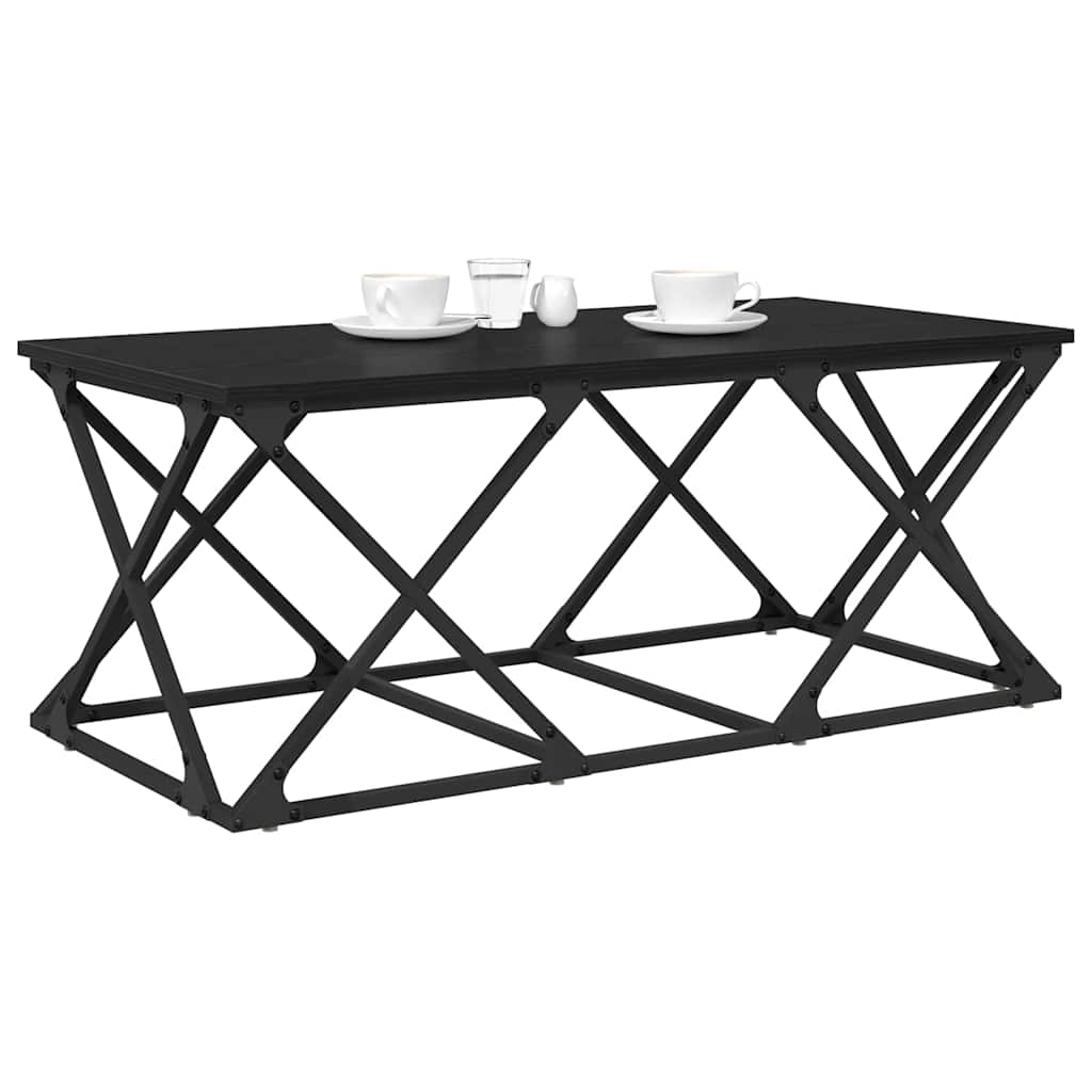 Tavolino da salotto Rovere Nero 100 x 49 x 40 cm