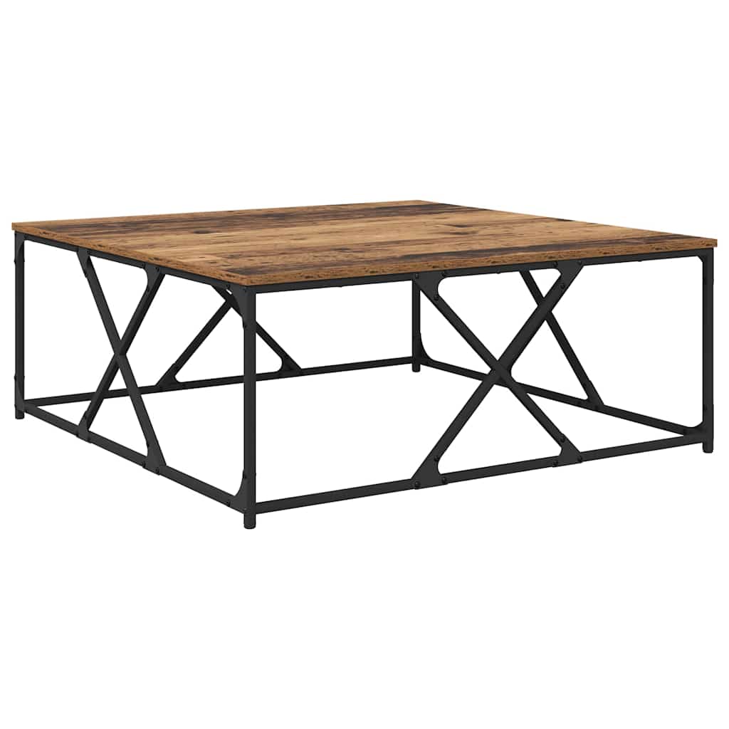 Tavolino da salotto Legno vecchio 100 x 100 x 40 cm