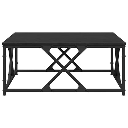 Tavolino da salotto Rovere Nero 70 x 70 x 30 cm