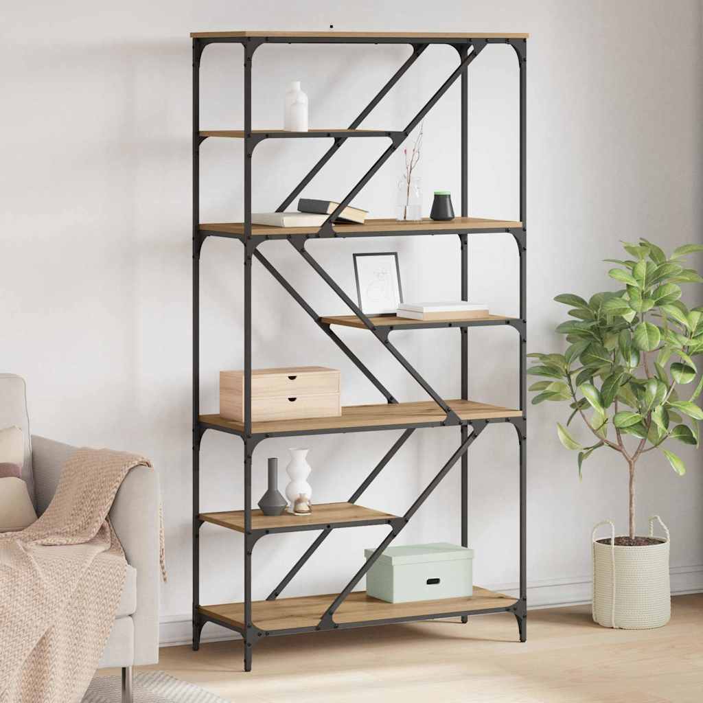 Libreria Rovere artigianale 91 x 36 x 176 cm Legno multistrato