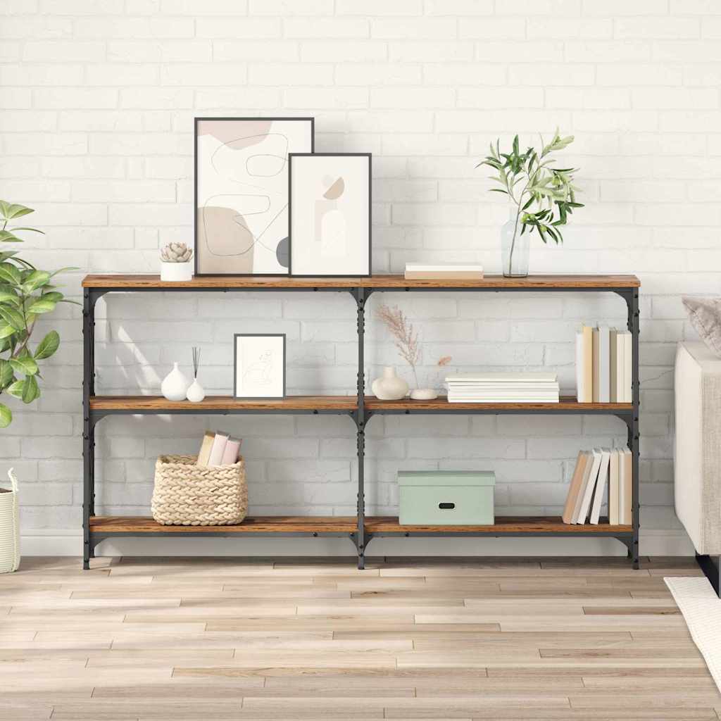 Tavolo consolle Legno vecchio 156 x 28 x 80,5 cm