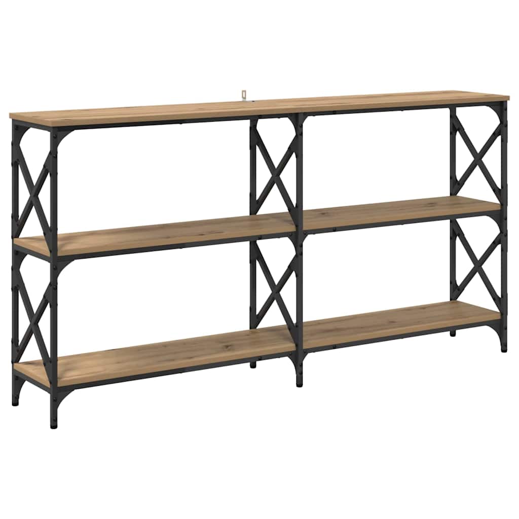 Tavolo consolle Rovere artigianale 156 x 28 x 80,5 cm