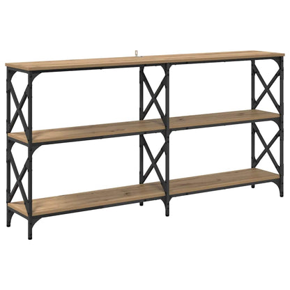 Tavolo consolle Rovere artigianale 156 x 28 x 80,5 cm