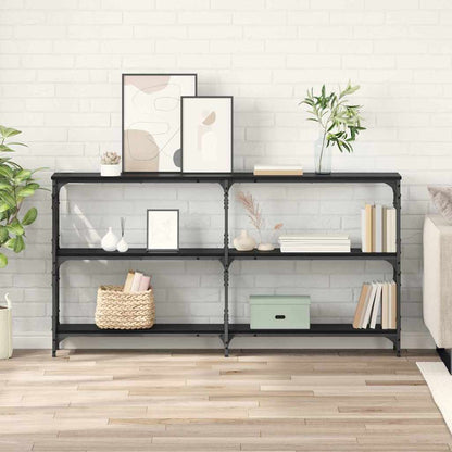 Tavolo consolle Rovere Nero 156 x 28 x 80,5 cm