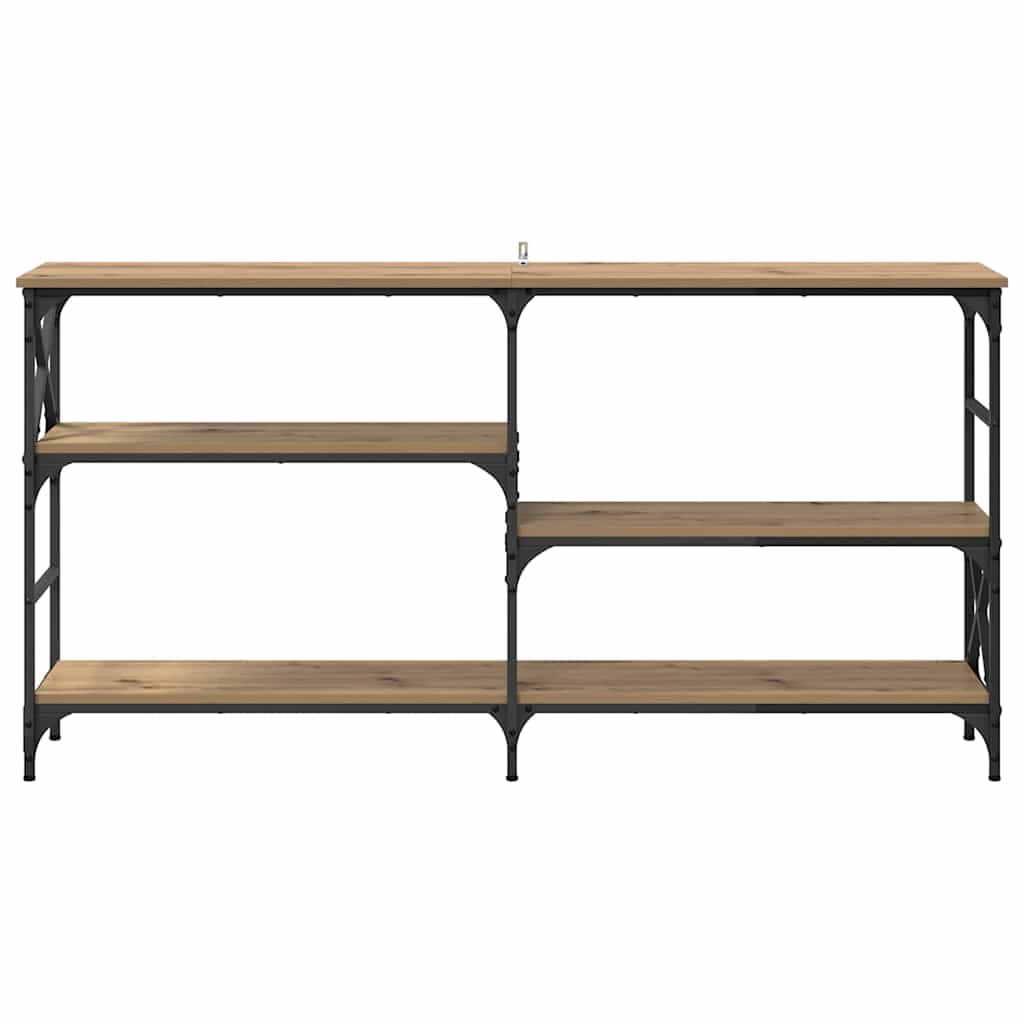 Tavolo consolle Rovere artigianale 150 x 29 x 76,5 cm