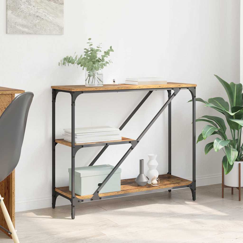 Tavolo consolle Legno vecchio 88,5 x 30 x 75 cm
