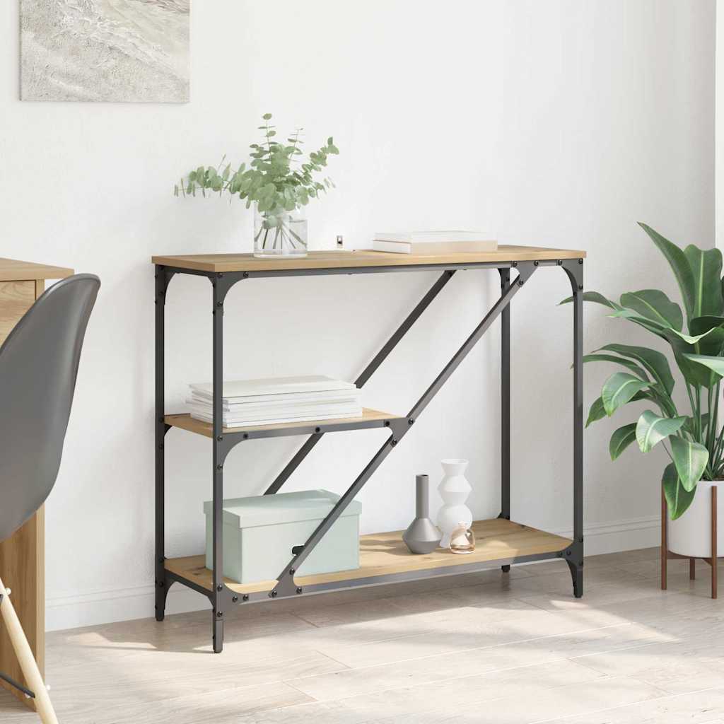 Tavolo consolle Rovere artigianale 88,5 x 30 x 75 cm