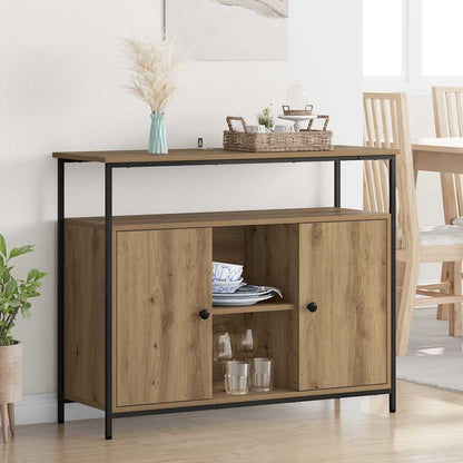 Credenza Rovere artigianale 100 x 35 x 80 cm Legno multistrato
