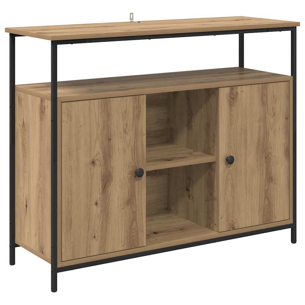 Credenza Rovere artigianale 100 x 35 x 80 cm Legno multistrato