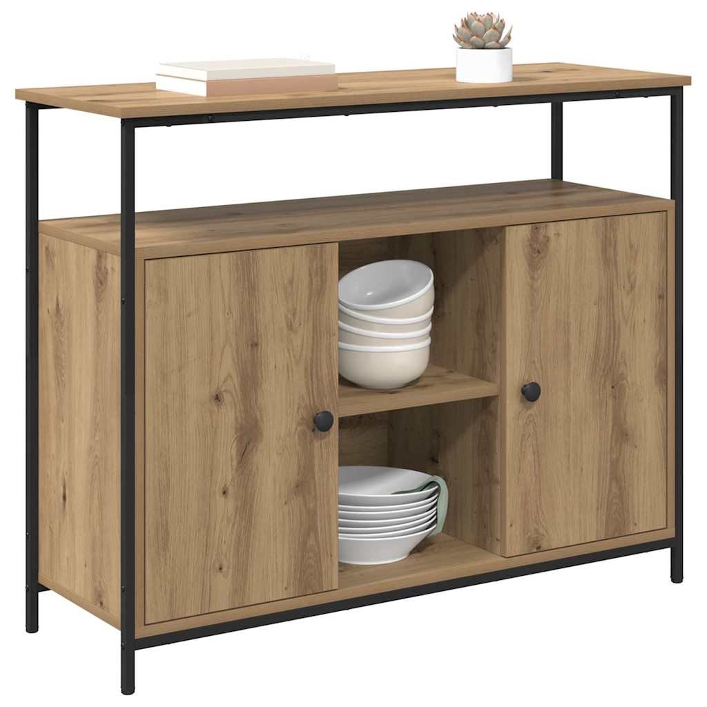 Credenza Rovere artigianale 100 x 35 x 80 cm Legno multistrato